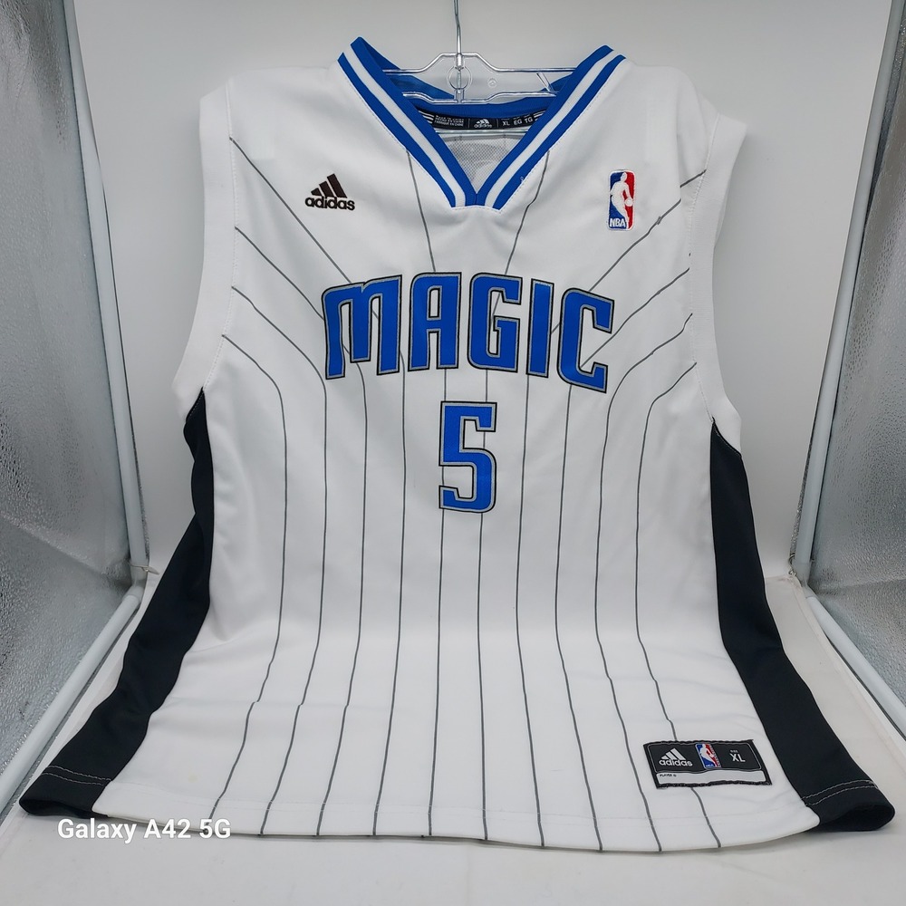 Adidas Orlando Magic Victor Oladipo 5 NBA Jersey Youth XL White Pinstripe Logo